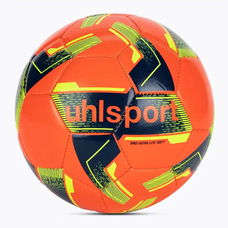 Fotbalový míč uhlsport Lite Soft 290 fluo red/navy/fluo yellow velikost 5 Vysoce Kvalitní