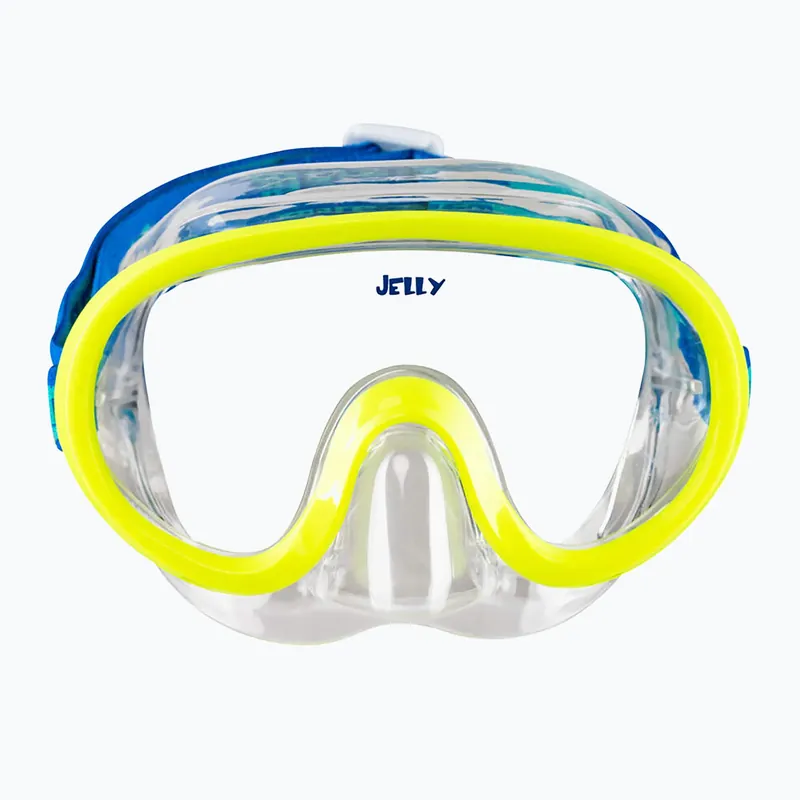 Dětská šnorchlovací maska Mares Jelly lime/blue/clear Cenově Výhodný
