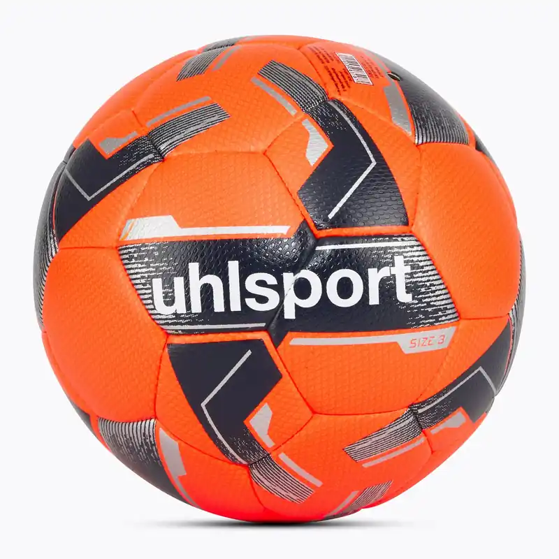 Výprodej Fotbalový míč uhlsport 290 Ultra Lite Addglue fluo orange/marine/silber velikost 3
