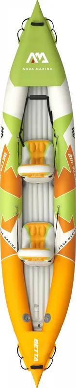Nejprodávanější kajak AQUA MARINA Betta 412 - model 2021 - GREEN/ORANGE