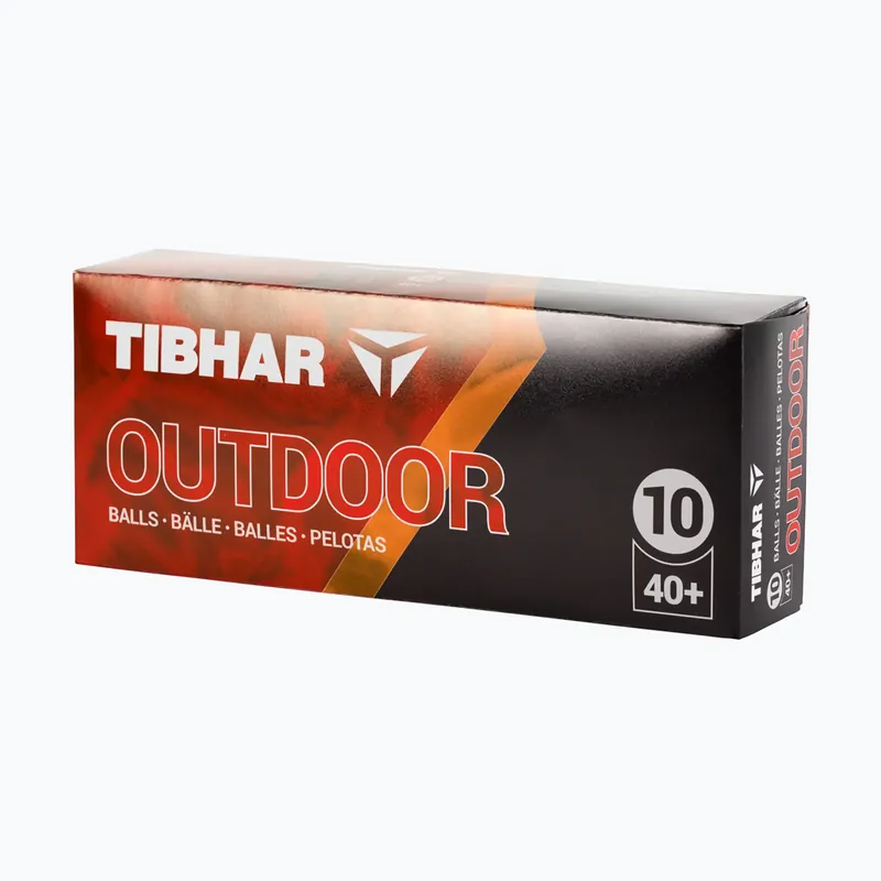 Míčky na stolní tenis Tibhar Outdoor 10 ks white Nejprodávanější