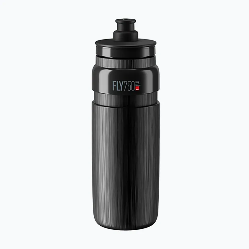 Cyklistická láhev Elite FLY Tex 750 ml black/grey logo Expresní Doručení