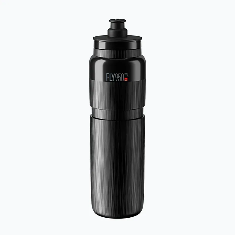 Finální Výprodej Cyklistická láhev Elite FLY Tex 950 ml black/grey logo