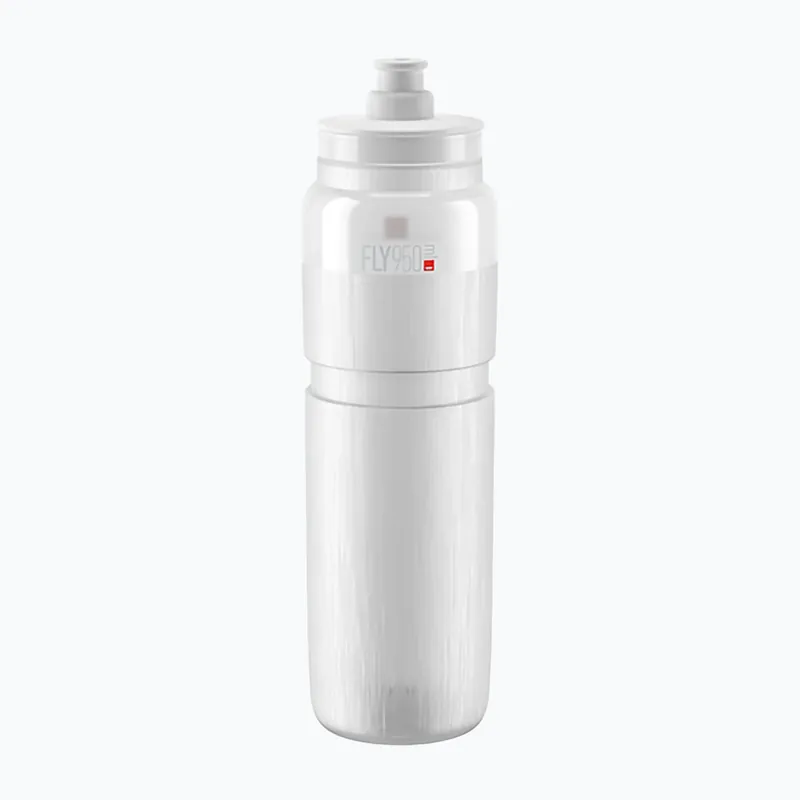 Cyklistická láhev Elite FLY Tex 950 ml clear/grey logo Nejlepší Cena