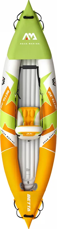 kajak AQUA MARINA Betta 312 - model 2021 - GREEN/ORANGE Nejprodávanější