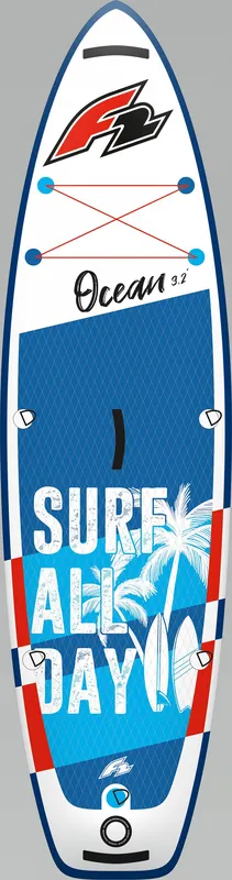 Akční Cena paddleboard F2 Ocean Boy 9‘2‘‘x27‘‘x4‘‘ - BLUE