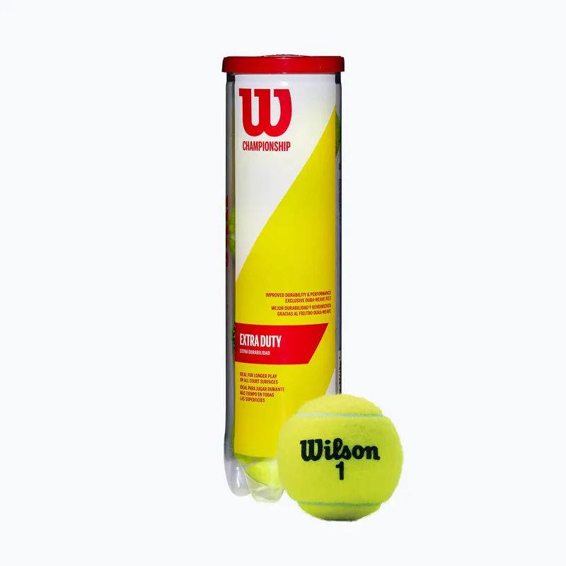 Nejlepší Cena Wilson Champ Xd Tball tenisové míče 4 ks žluté WRT110000