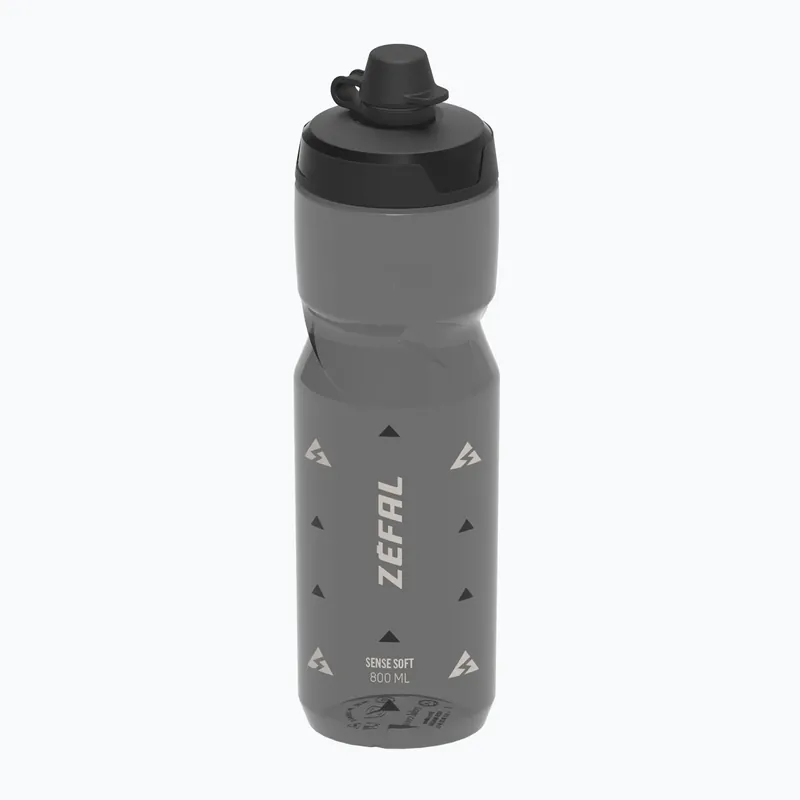 Cyklistická láhev Zefal Sense Soft 80 No-Mud 800 ml smoked black Akce