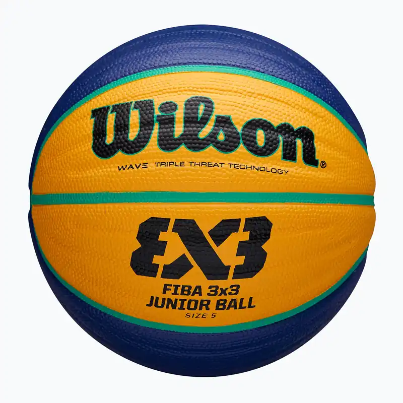 Dětský basketbalový míč Wilson Fiba 3x3 Junior blue/yellow velikost 5 Vrácení Zdarma