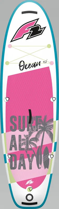 Omezená Nabídka paddleboard F2 Ocean Girl 9‘2‘‘x27‘‘x4‘‘ - PINK