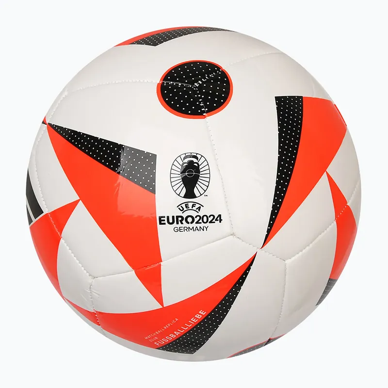 Horká Nabídka Fotbalový míč adidas Fussballiebe Club white/solar red/black velikost 5