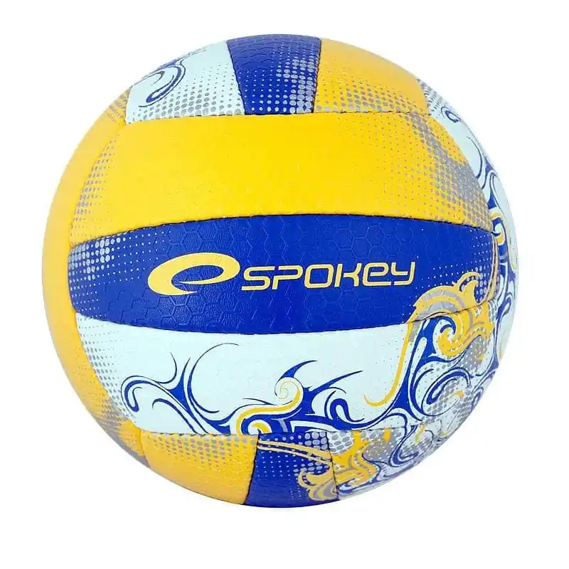 Tovární Cena Spokey EOS Volejbalový míč žlutý vel.5 ručně šitý