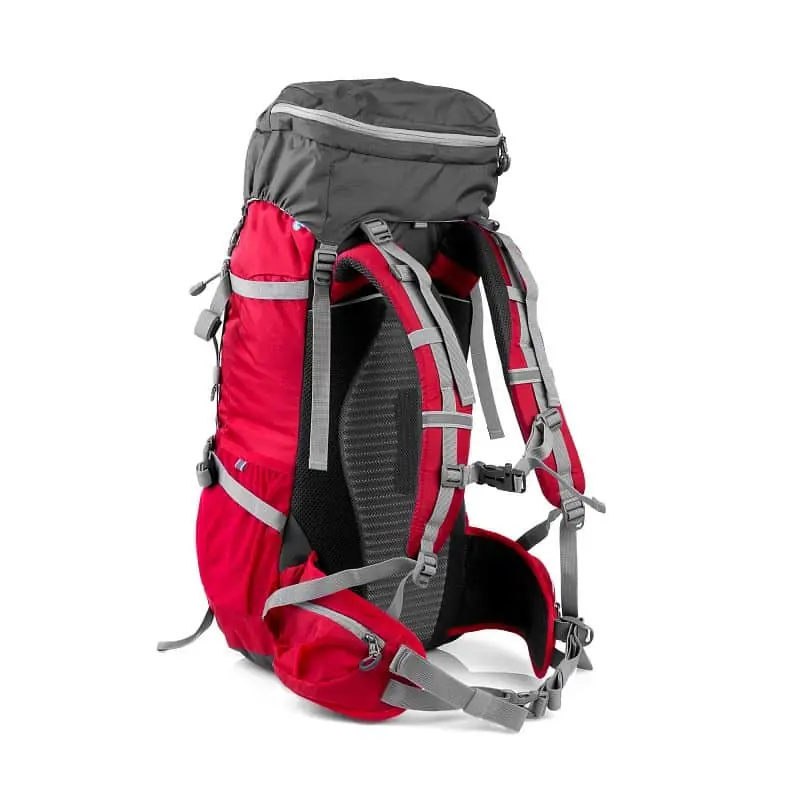 Spokey LUKLA Batoh trekingový 50 l, černá-šedá-červená Autentický