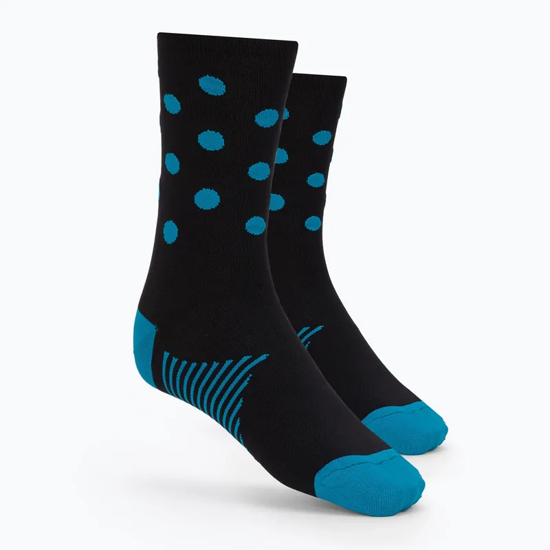 Alé Bubble cyklistické ponožky černá/modrá L22229461 Top Prodej