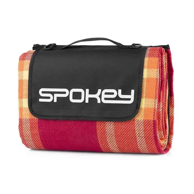 Spokey PICNIC SUNSET Pikniková deka s popruhem, 180x210 cm akryl Dokud Zásoby Vydrží