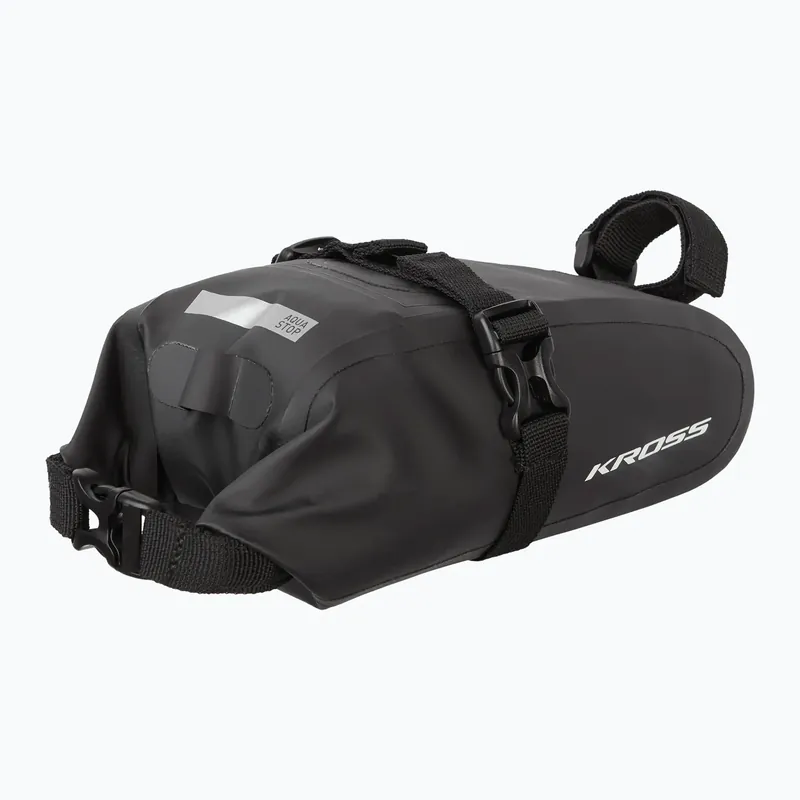Cyklistická brašna pod sedlo KROSS Aqua Stop Saddle Bag 1,5 l black Časově Omezené