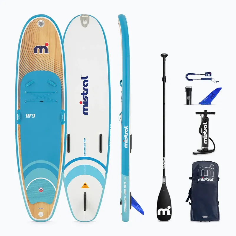 SUP prkno Mistral Sunburst Air 10‘9 blue/white Přímo Od Výrobce