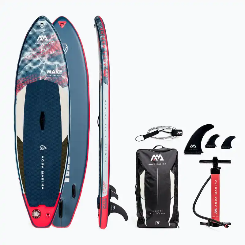 Prkno SUP Aqua Marina Wave - Surf iSUP, 2,65 m/10 cm, s vodítkem tmavě modré BT-22WA Objednat Nyní