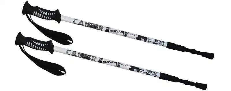 Trekingové hole CALTER® ASKJA, 3-dílné, pár, bílé Nová Kolekce