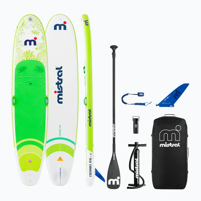 SUP prkno Mistral Cozumel 11‘6" green/white Nejlepší Volba