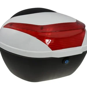 Horká Nabídka Zadní kufr k elektrickému motocyklu RACCEWAY E-BABETA, bílý