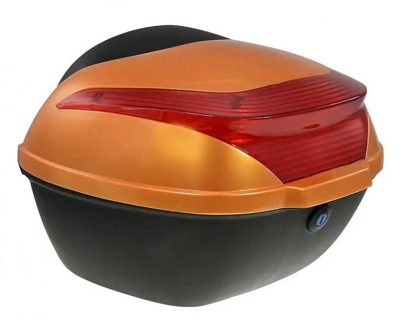Jen Po Omezenou Doba Zadní kufr k elektrickému motocyklu RACCEWAY E-BABETA, oranžový