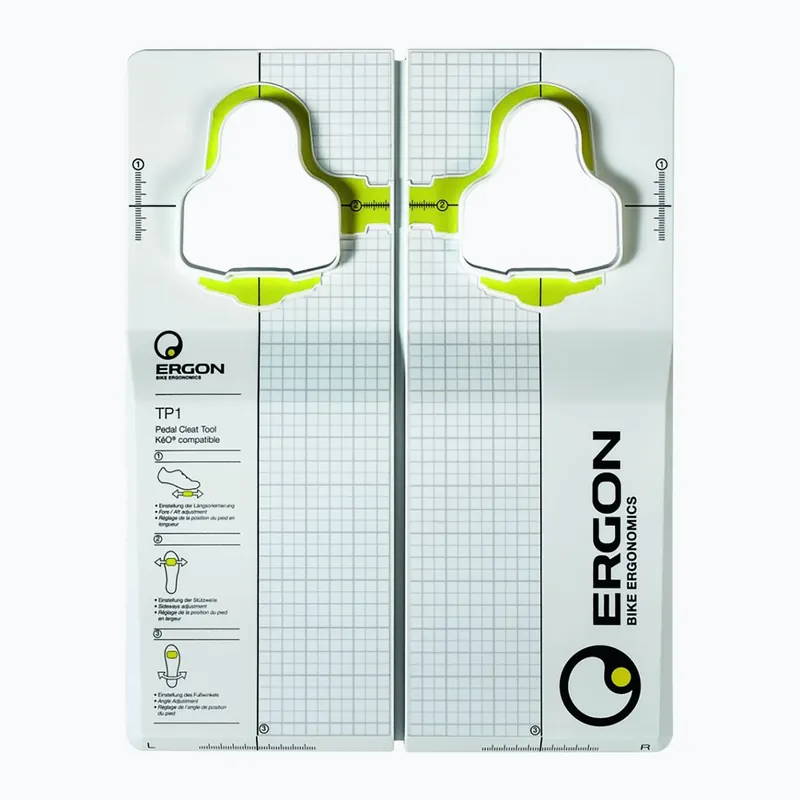 Tovární Cena Mřížka pro nastavení treter Ergon TP1 Pedal Cleat Tool for Look Kéo® bílá 48000005