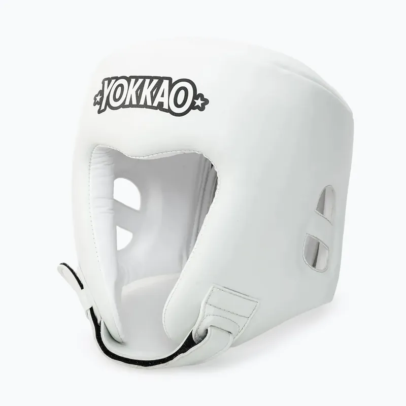 Bezpečná Platba Boxerská helma YOKKAO Competition white