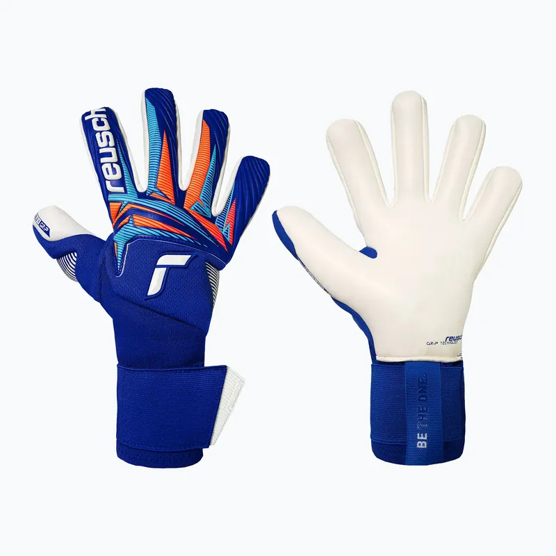 Brankářské rukavice Reusch Attrakt Gold X NC Gravity sharp blue/white/shocking orange Pouze Dnes