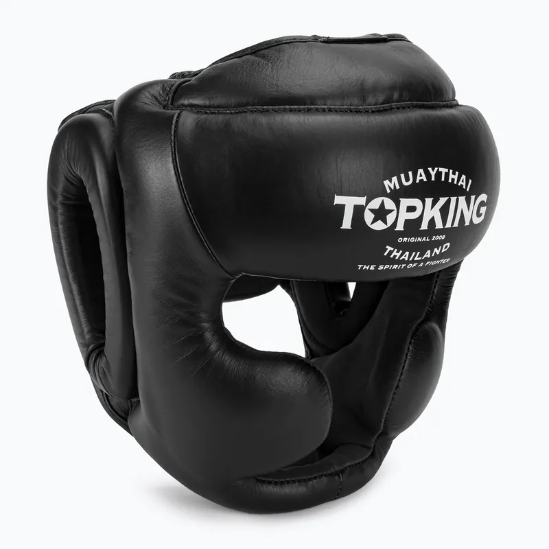 Cenově Výhodný Boxerská helma Top King Full Coverage černá