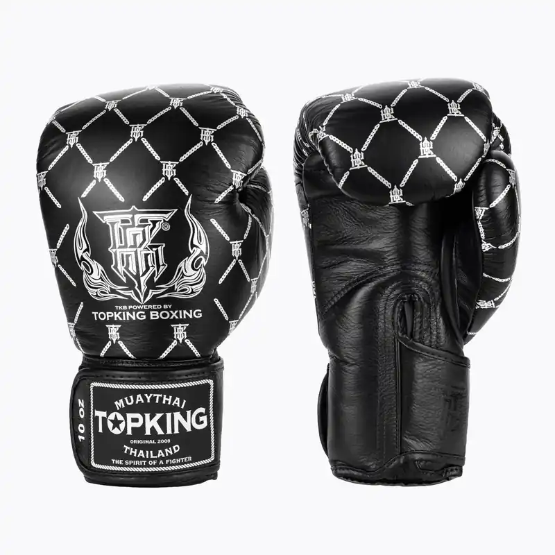 Kup Teď Boxerské rukavice Top King Boxing Chain černé/stříbrné