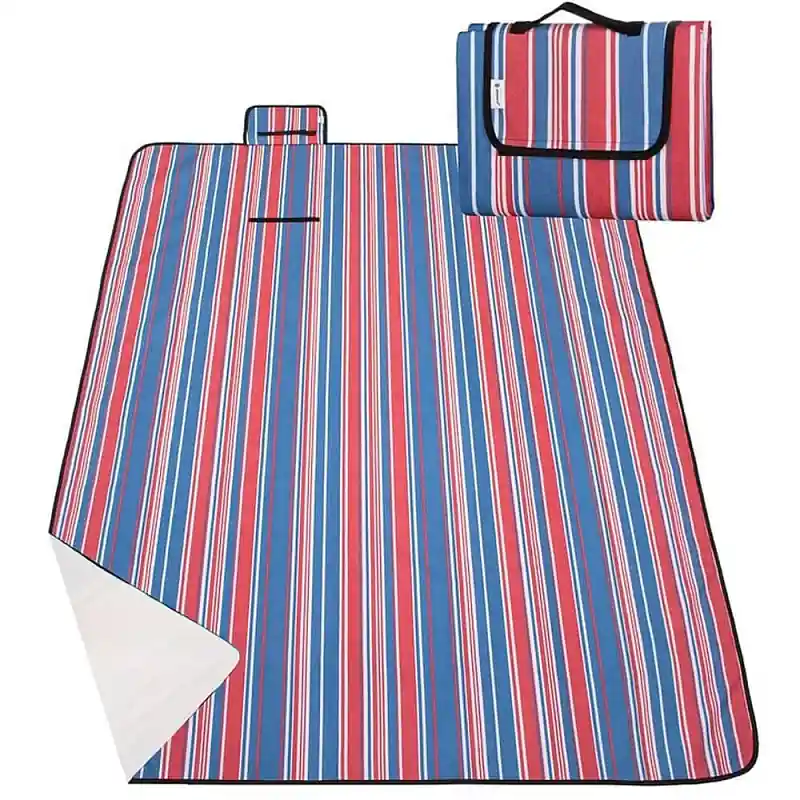 Pikniková deka 200x150 cm, voděodolná, modro-červená SPRINGOS VICTORY Originální
