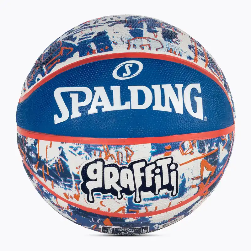 Sezónní Sleva Basketbalový míč Spalding Graffiti 7 modro-červená 84377Z