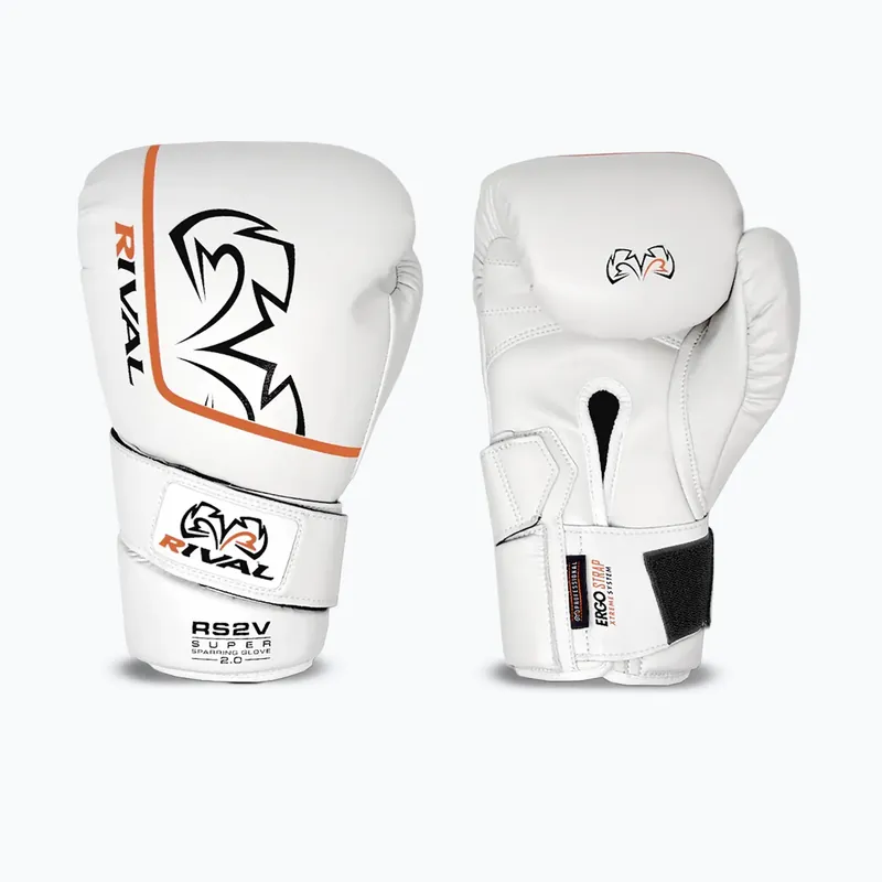 Boxerské rukavice Rival Super Sparring 2.0 white Rychlé Dodání