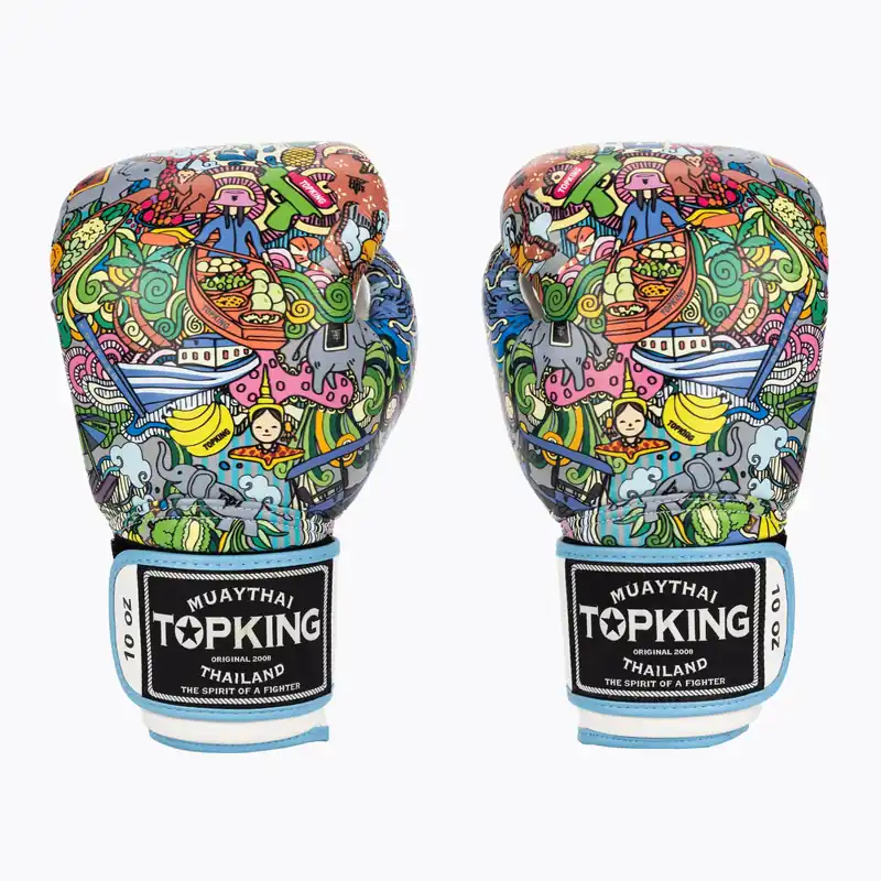 Koupit Online Boxerské rukavice Top King Boxing Culture white/blue