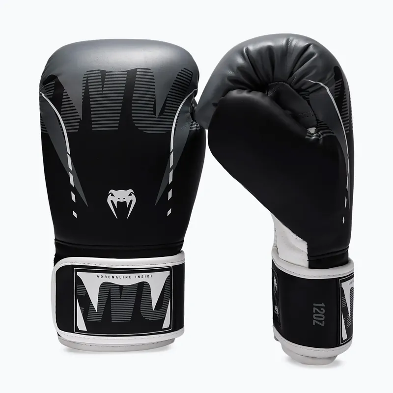 Must-Have Boxerské rukavice Venum Adrenaline Boxing black/silver grey