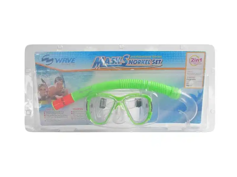 POTÁPĚČSKÝ SET WAVE JUNIOR AKCE - zelená Ověřený