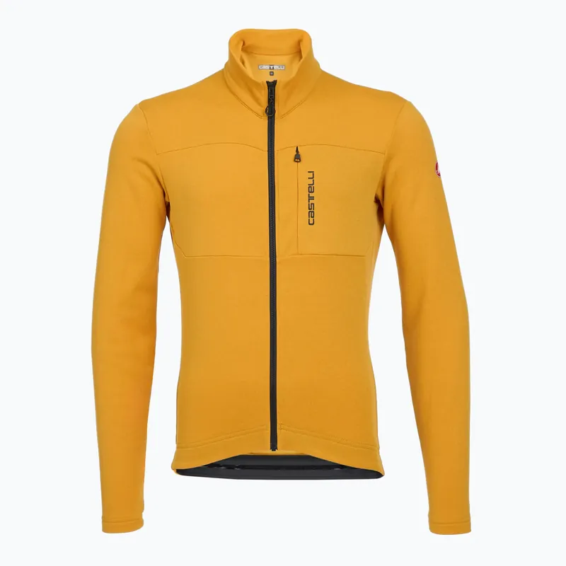 Pánská cyklistická mikina Castelli Unlimited Trail 2 goldenrod/dark gray Bezpečná Platba