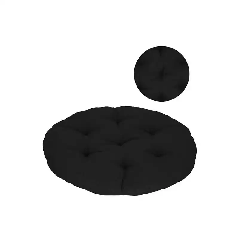 Polštář pro houpací křeslo 53 cm, černý SPRINGOS DUVET Akční Nabídka