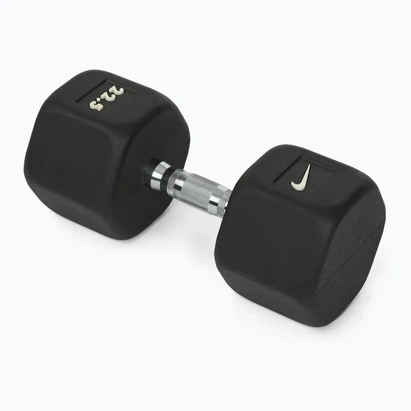Cenová Bomba Pogumovaná činka Nike Strength Hex Dumbbell 22,5 kg black/white