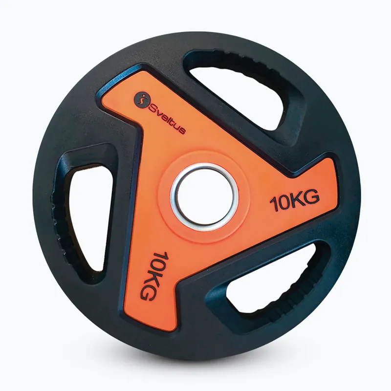 Olympijský kotouč Sveltus Olympic Disc With Handles 10 kg black Cenová Bomba