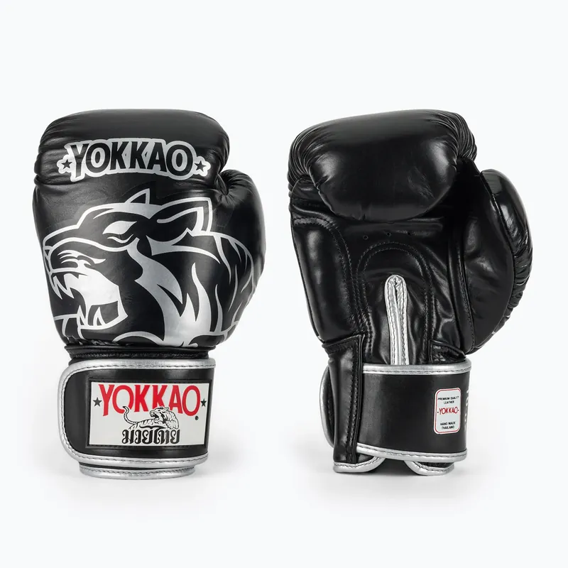 Boxerské rukavice YOKKAO Original Boxing Gloves absolute black Dokud Zásoby Vydrží