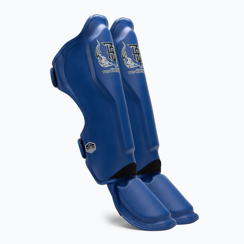 Speciální Cena Chrániče holenních kostí a chodidel Top King Pro Semi Leather blue