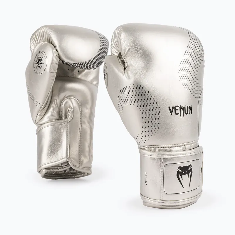 Boxerské rukavice Venum Nexus Boxing silver/black Akce