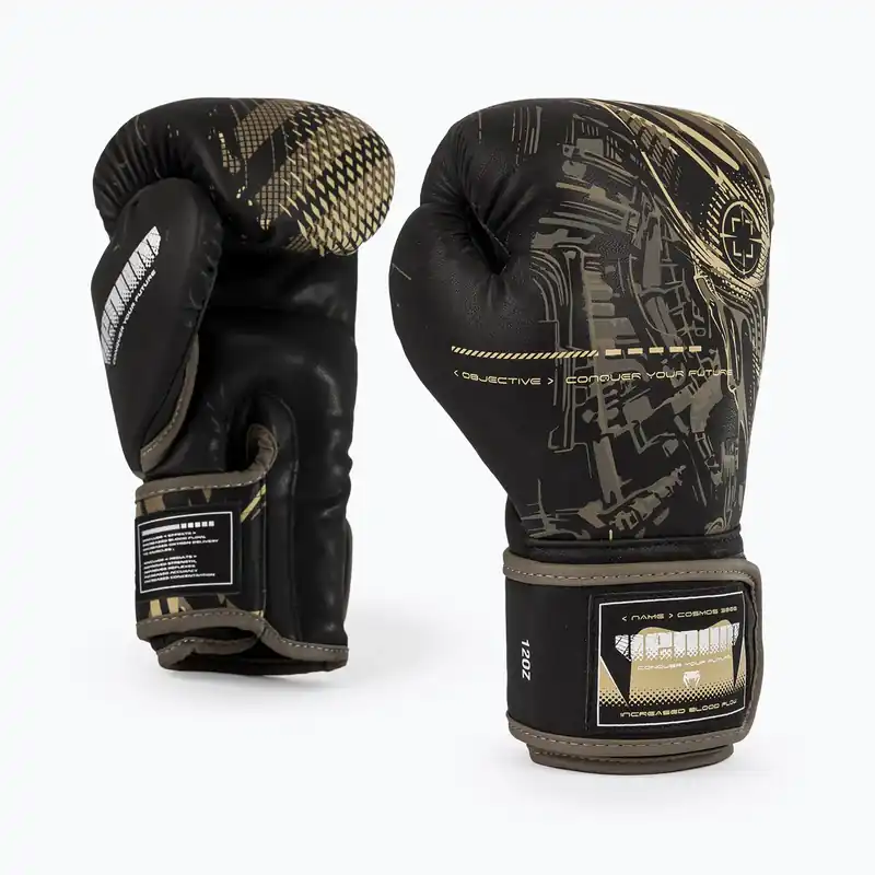 Autentický Boxerské rukavice Venum Invader Boxing black/sand