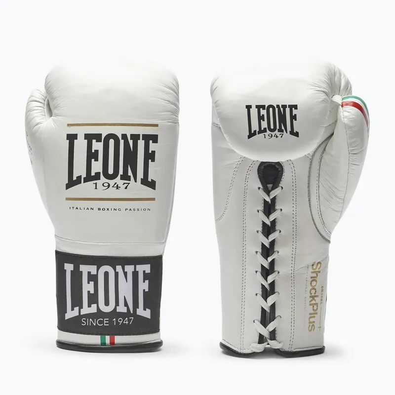 Značkový Boxerské rukavice LEONE 1947 Shock Plus white
