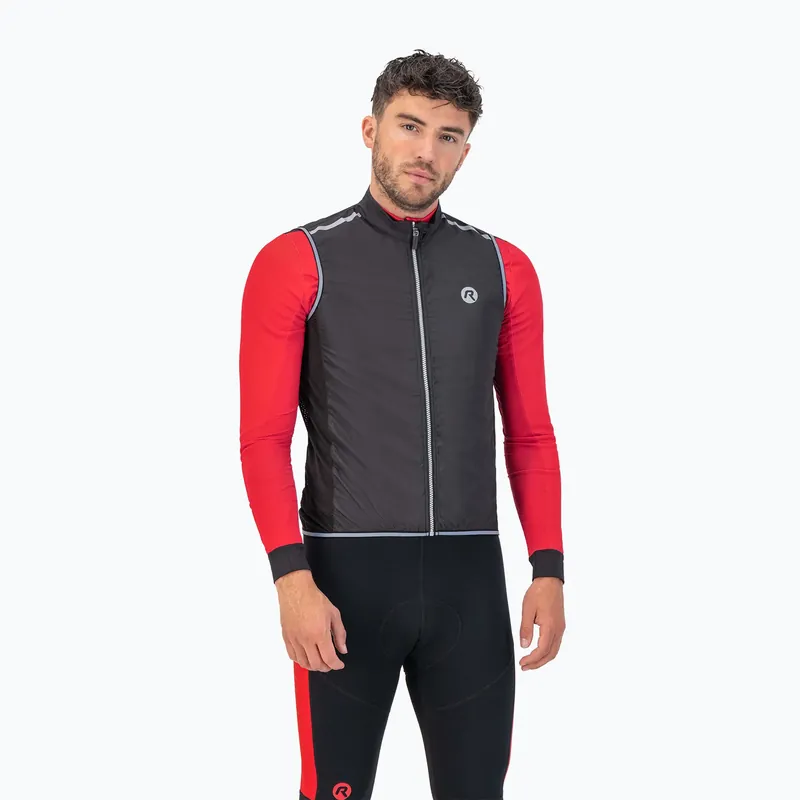 Pánská cyklistická vesta Rogelli Core black Aktuální