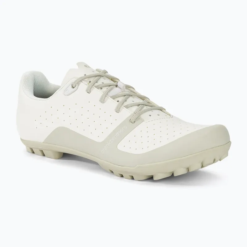 MTB cyklistické boty Crankbrothers Candy Gravel/XC Lace white/grey/grey outsole Akční Nabídka