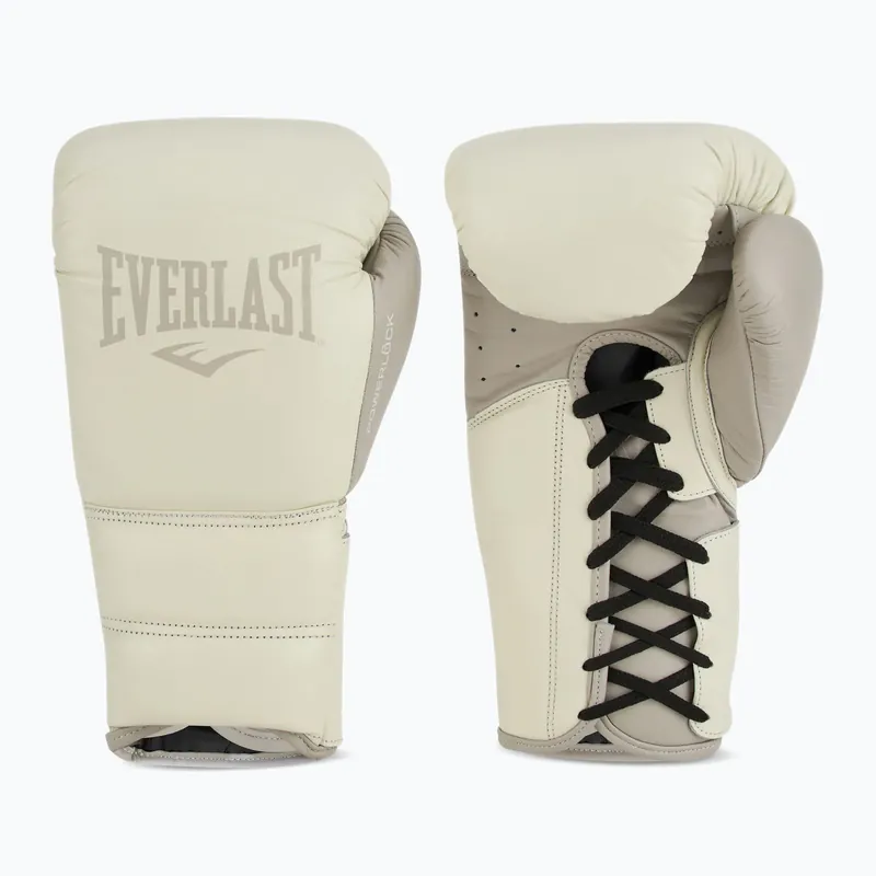 Nejprodávanější Boxerské rukavice Everlast Powerlock 2 Laced Pro Training white