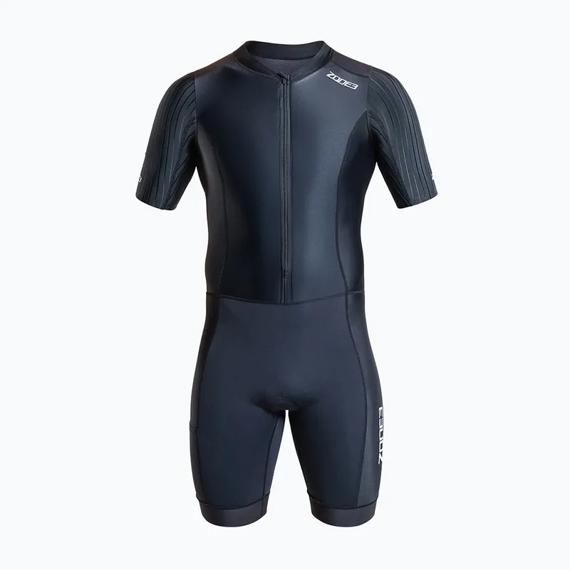 Pánská triatlonová kombinéza ZONE3 Activate+ Trisuit black Vysoce Kvalitní